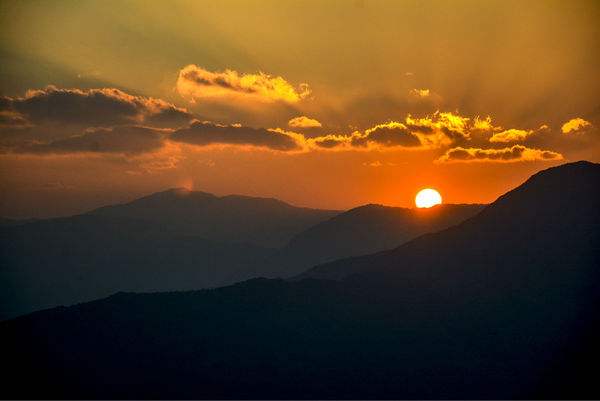 太阳落山