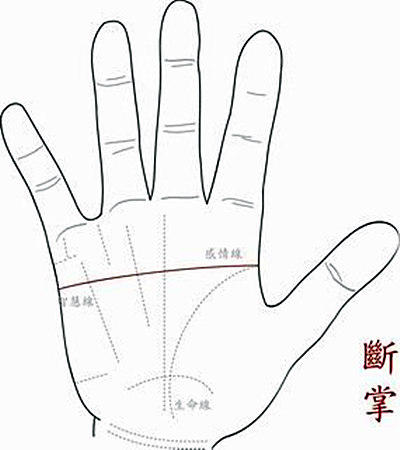断掌纹的人命运如何