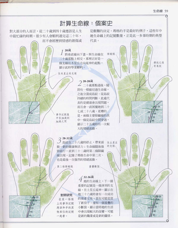 手相百科：生命线