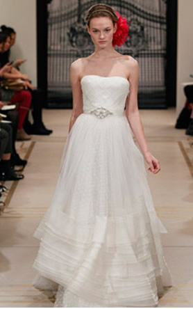 十二星座最适合的婚纱